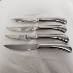 Four Umogi Stainless Steel Steak Knives
